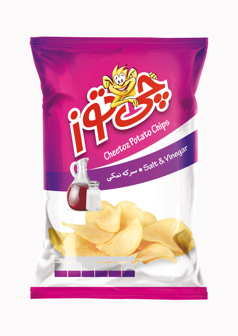 علامت تجاری چي توز - سركه نمكي-  متعلق به شرکت صنایع غذایی دینا