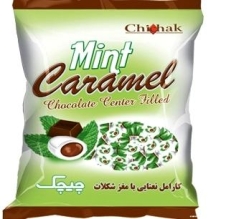 علامت تجاری كارامل نعنايي با مغز شكلات چيچك متعلق به شرکت ایران شکلات