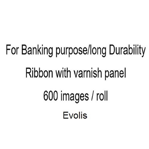 علامت تجاری /long Durability Ribbon with varnish panel 600 images / roll Evolis متعلق به شرکت گرایش تازه کیش