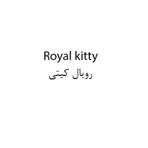علامت تجاری رويال كيتي  متعلق به شرکت کنارک برودت