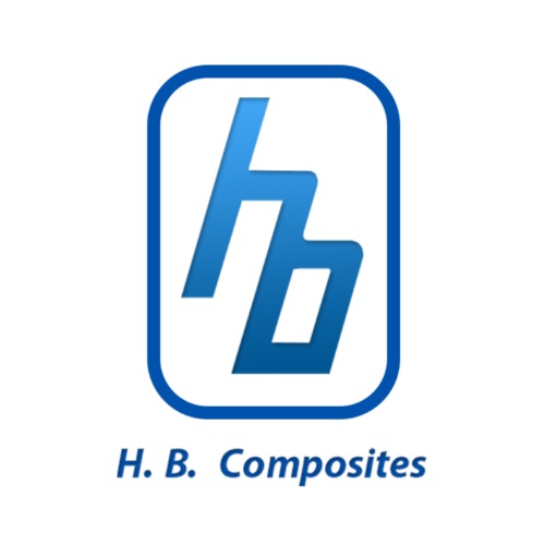 علامت تجاری . B. Composites hb متعلق به شرکت آرین ساده