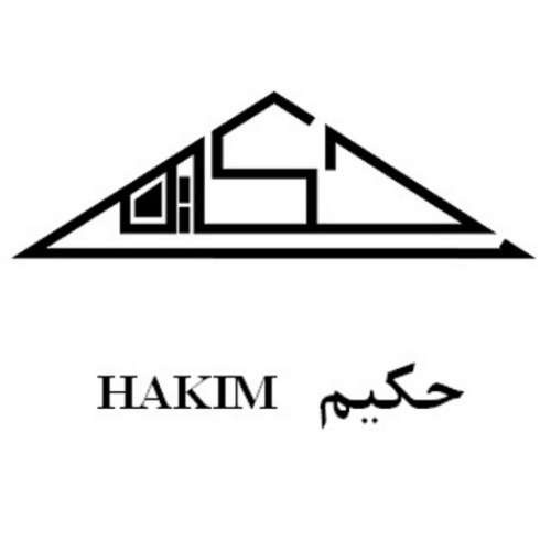 علامت تجاری كلمه حكيم به فارسي و لاتين به همراه مثلث فانتزي كلمه حكيم طبق نمونه متعلق به شرکت دارو سازی حکیم